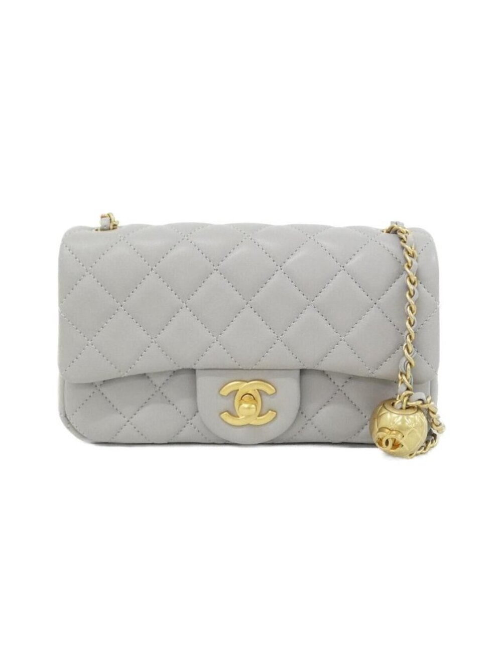 Chanel Shoulder Bag Gray